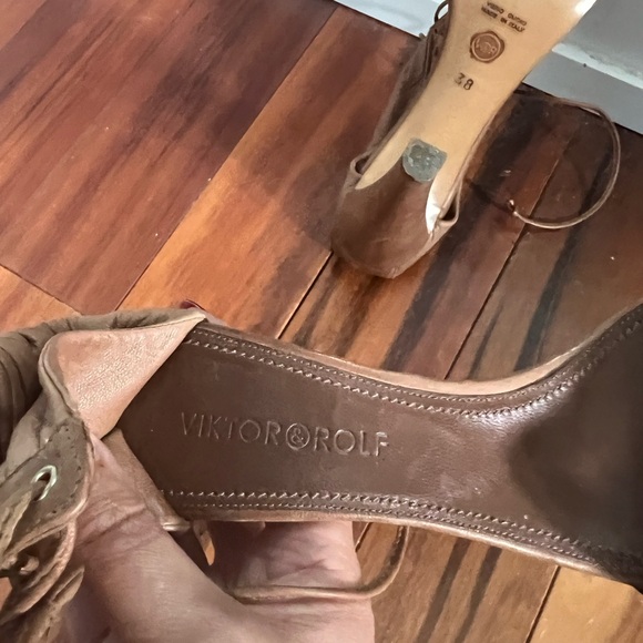 Viktor and Rolf camel shoes 38 - Picture 4 of 6